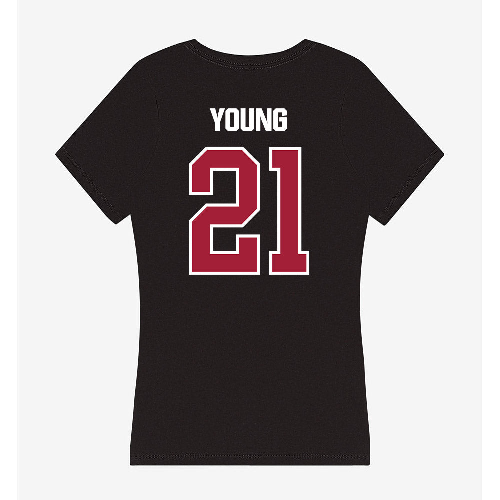 Lenoir Rhyne - NCAA Softball : Sage Young - Classic Shersey Women's V-Neck T-Shirt-1