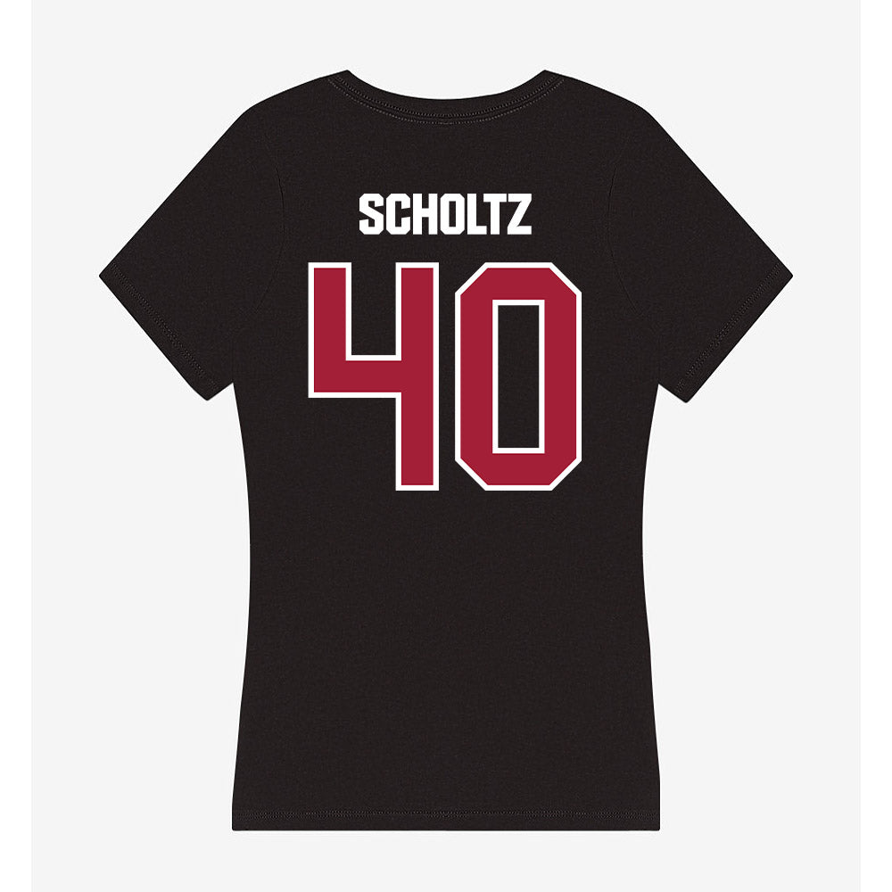 Lenoir Rhyne - NCAA Baseball : Larson Scholtz - Classic Shersey Women's V-Neck T-Shirt-1