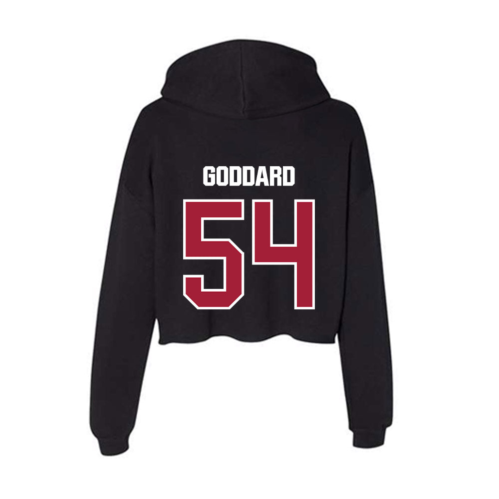 Lenoir Rhyne - NCAA Men's Lacrosse : Nolan Goddard - Classic Shersey Women's Crop Fleece Hoodie-1