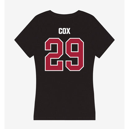 Lenoir Rhyne - NCAA Football : JCorey Cox - Classic Shersey Women's V-Neck T-Shirt-1