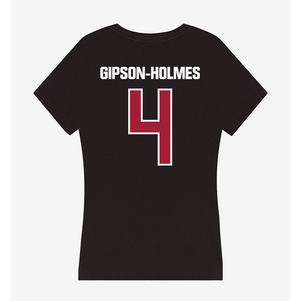 Lenoir Rhyne - NCAA Football : Javian Gipson-Holmes - Classic Shersey Women's V-Neck T-Shirt-1