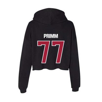 Lenoir Rhyne - NCAA Softball : Madison Primm - Women's Crop Fleece Hoodie-1