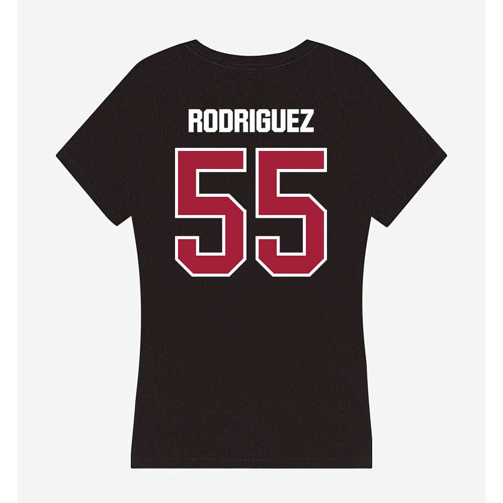 Lenoir Rhyne - NCAA Baseball : Brynden Rodriguez - Women's V-Neck T-Shirt-1