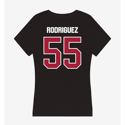Lenoir Rhyne - NCAA Baseball : Brynden Rodriguez - Women's V-Neck T-Shirt-1