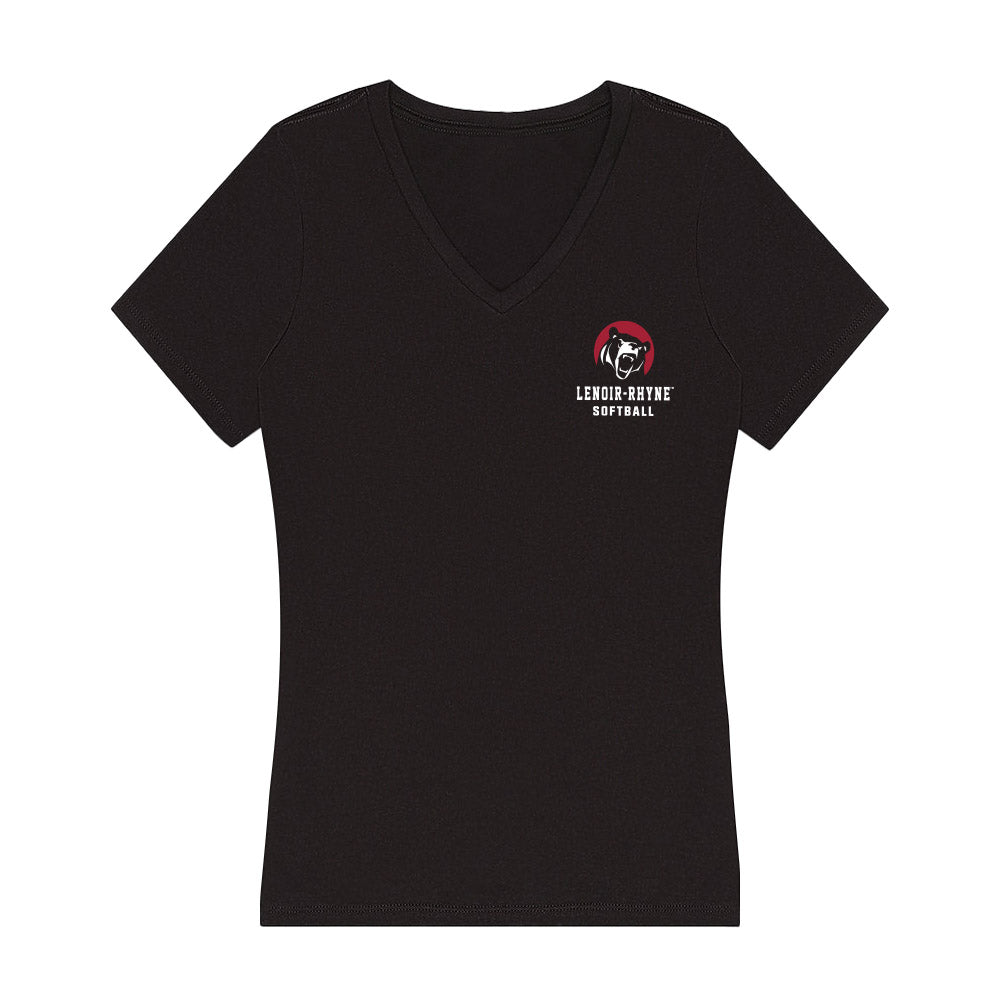 Lenoir Rhyne - NCAA Softball : Madison Primm - Women's V-Neck T-Shirt-0