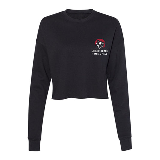 Lenoir Rhyne - NCAA Women's Track & Field : Emily McDonnell - Classic Shersey Women's Cropped Crew Fleece-0