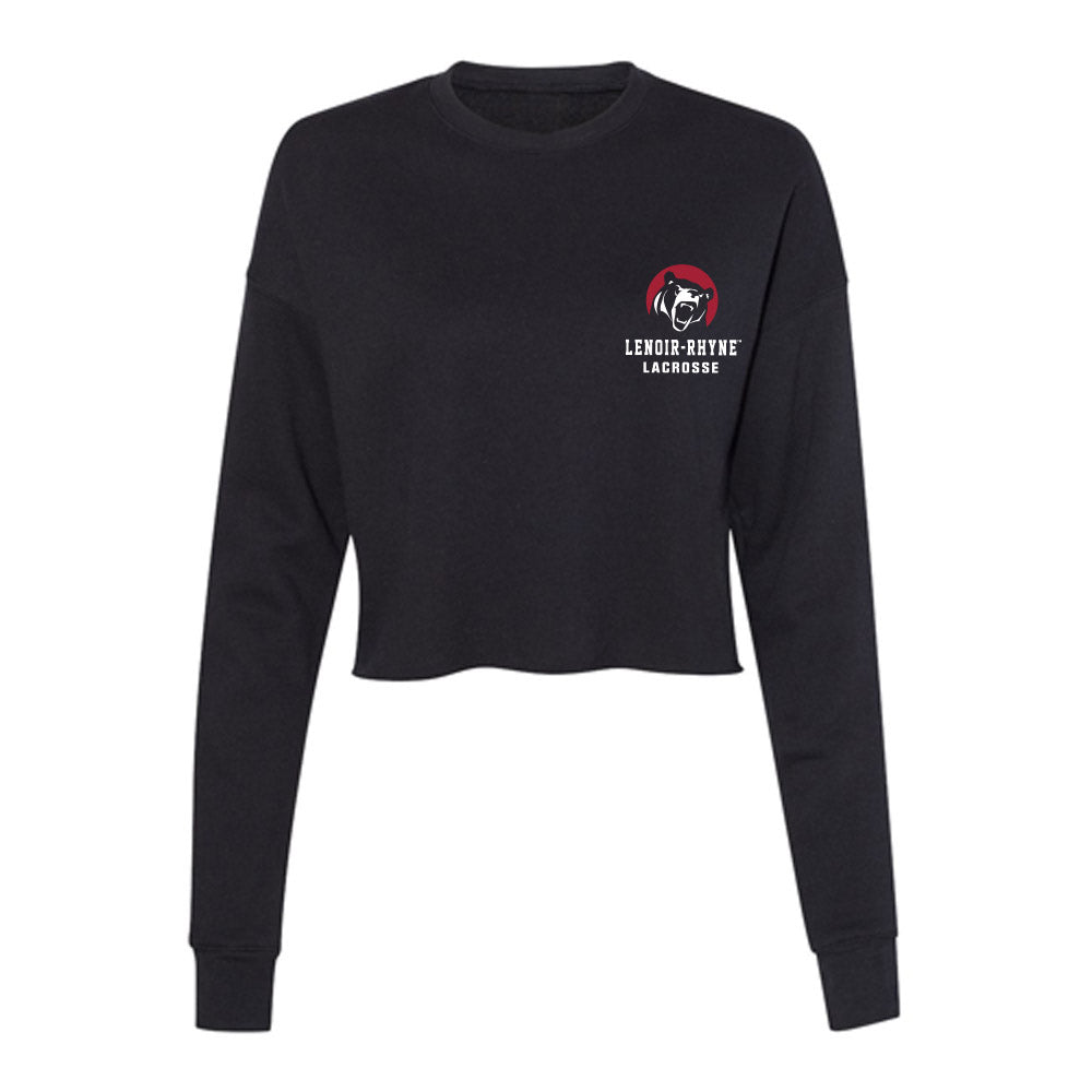 Lenoir Rhyne - NCAA Men's Lacrosse : Hayden Smith - Classic Shersey Women's Cropped Crew Fleece-0
