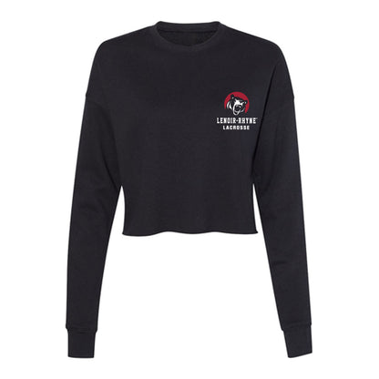 Lenoir Rhyne - NCAA Men's Lacrosse : Hayden Smith - Classic Shersey Women's Cropped Crew Fleece-0