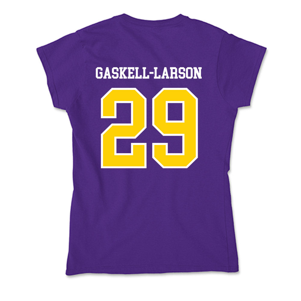 UWSP - NCAA Men's Soccer : Mac Gaskell-Larson - Soft Style Women’s T-Shirt-1