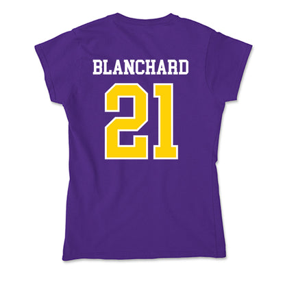 UWSP - NCAA Women's Lacrosse : Lily Blanchard - Soft Style Women’s T-Shirt-1