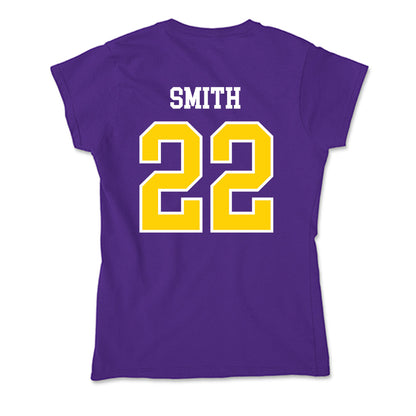 UWSP - NCAA Men's Soccer : Carter Smith - Soft Style Women’s T-Shirt-1