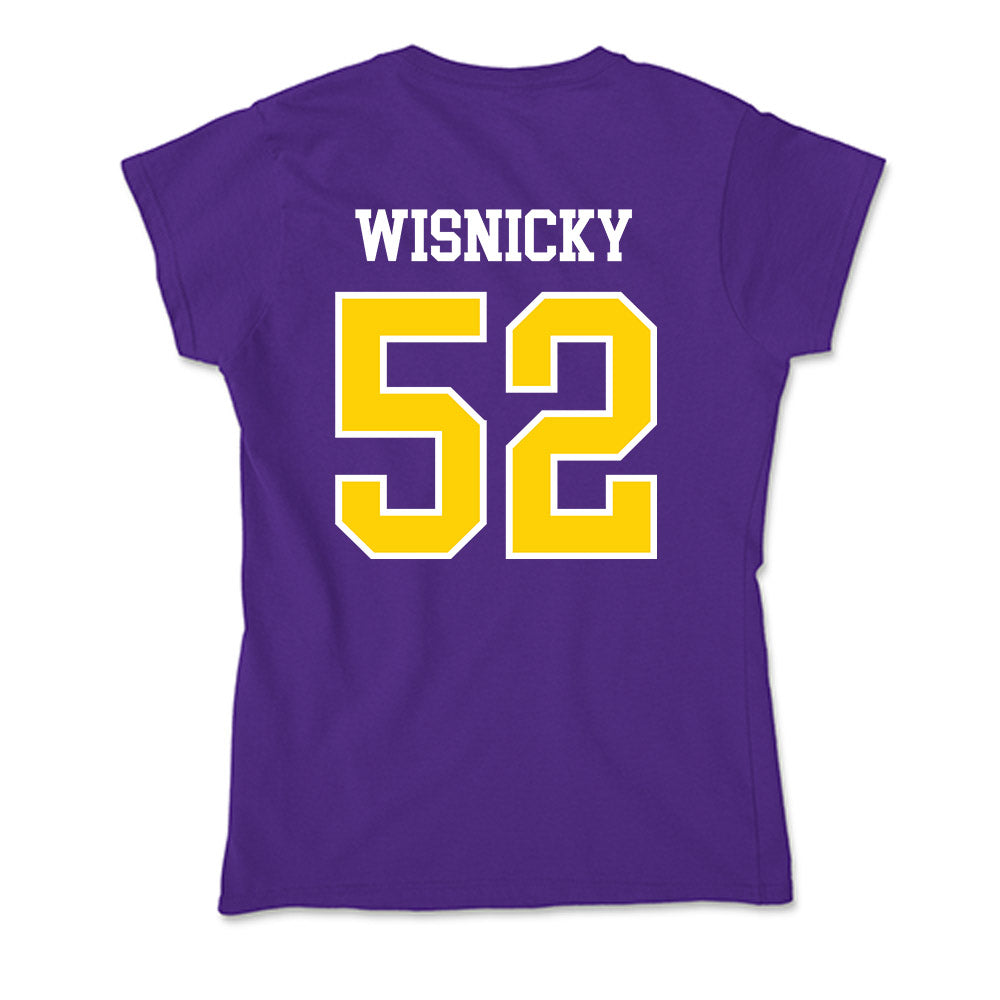 UWSP - NCAA Football : Jackson Wisnicky - Soft Style Women’s T-Shirt-1