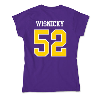 UWSP - NCAA Football : Jackson Wisnicky - Soft Style Women’s T-Shirt-1