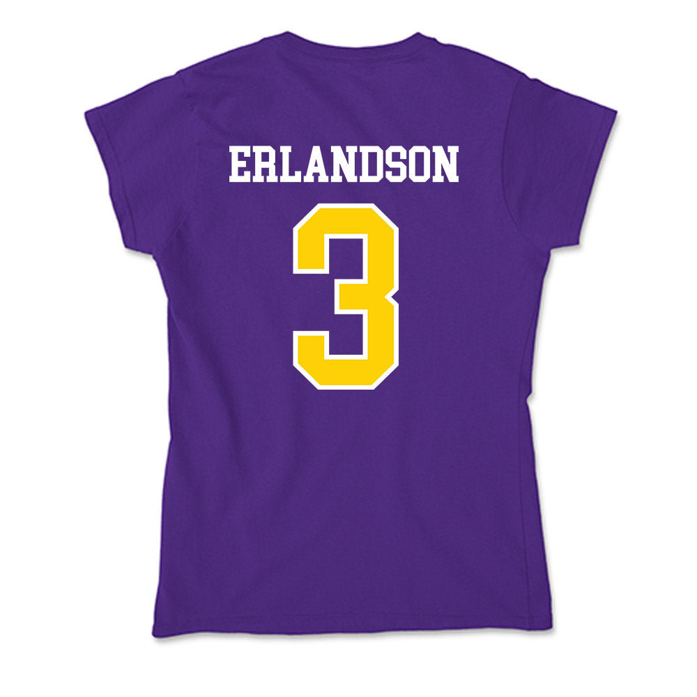 UWSP - NCAA Women's Volleyball : Tessa Erlandson - Soft Style Women’s T-Shirt-1