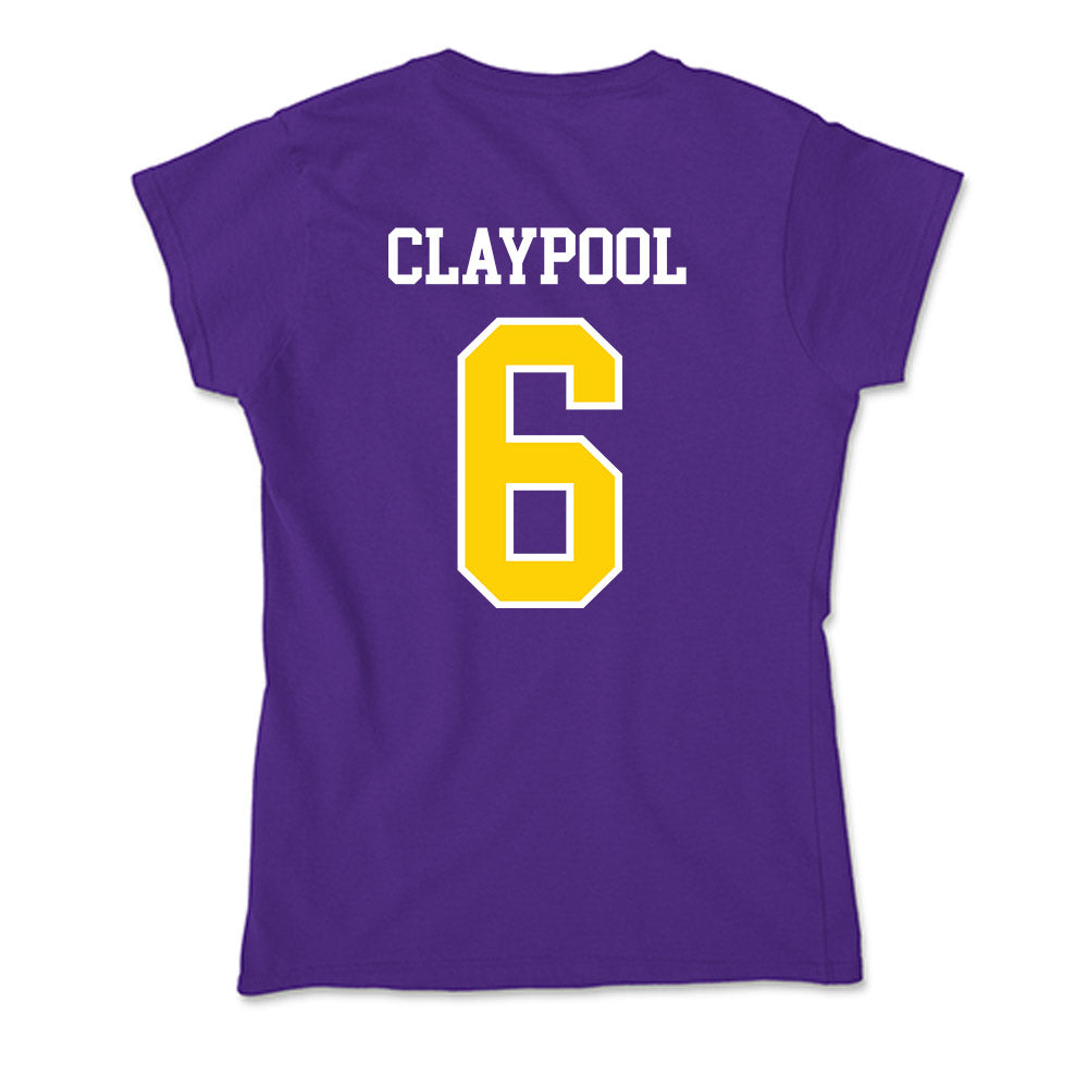 UWSP - NCAA Men's Soccer : Cameron Claypool - Soft Style Women’s T-Shirt-1