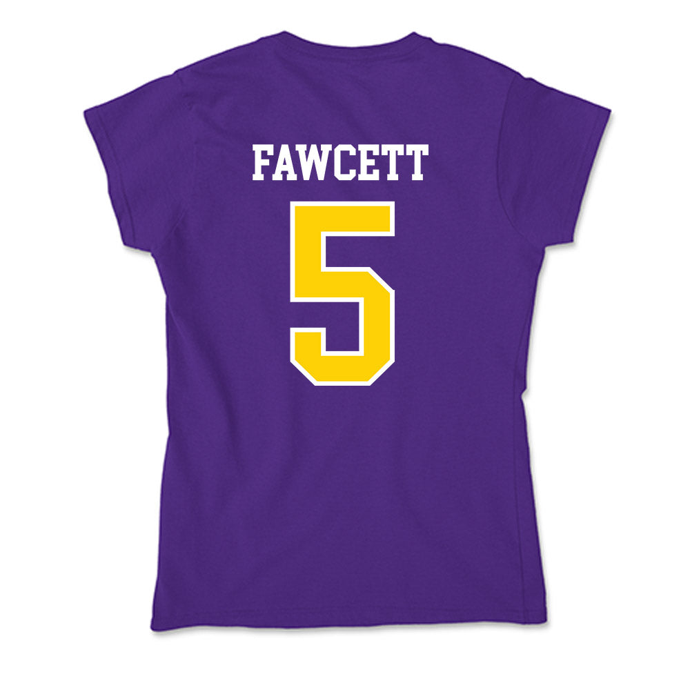 UWSP - NCAA Men's Soccer : Owen Fawcett - Soft Style Women’s T-Shirt-1