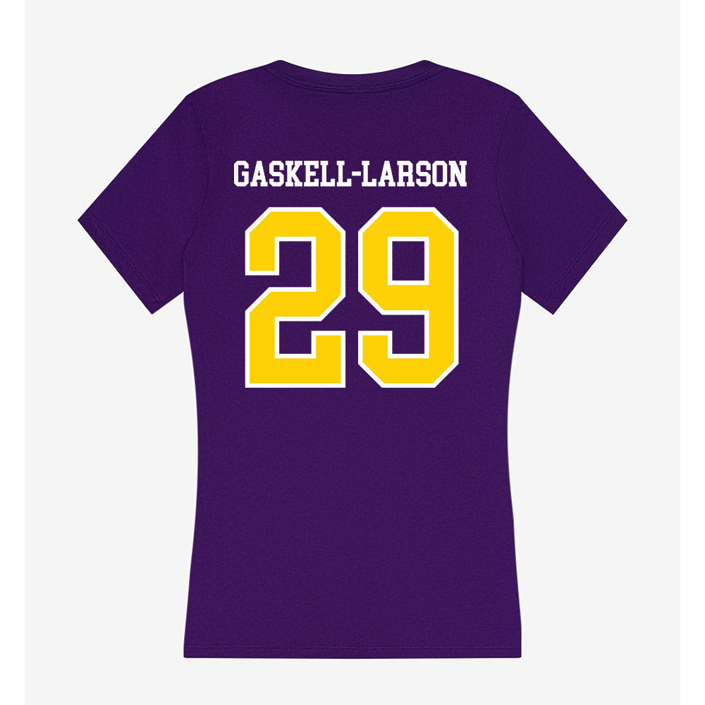 UWSP - NCAA Men's Soccer : Mac Gaskell-Larson - Women's V-Neck T-Shirt-1