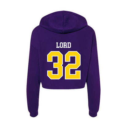 UWSP - NCAA Men's Soccer : Jackson Lord - Women's Crop Fleece Hoodie-1
