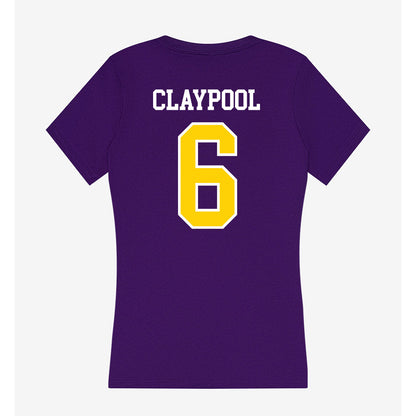 UWSP - NCAA Men's Soccer : Cameron Claypool - Women's V-Neck T-Shirt-1