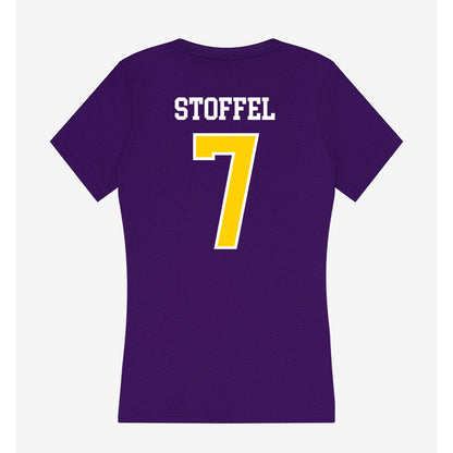 UWSP - NCAA Baseball : Liam Stoffel - Women's V-Neck T-Shirt-1