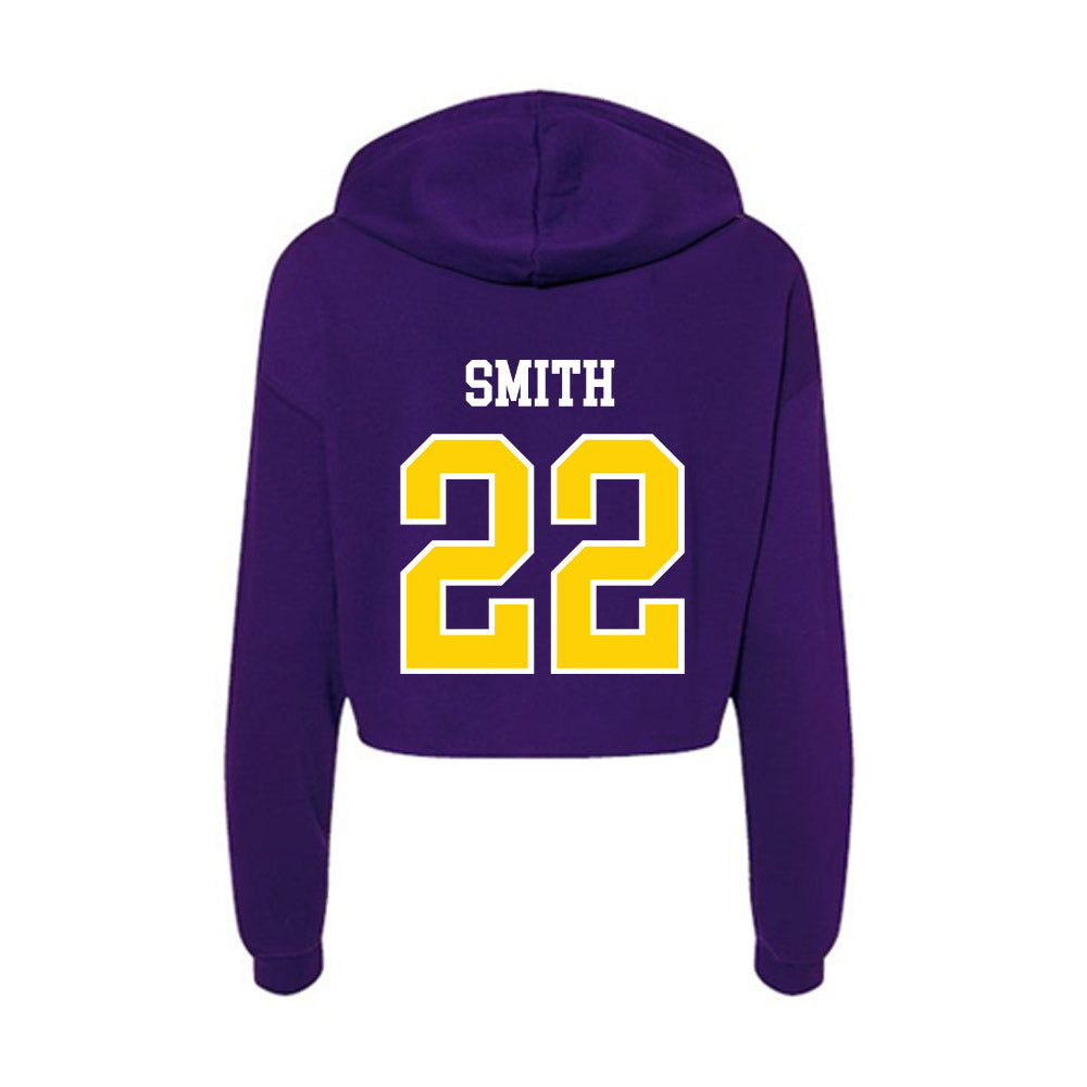 UWSP - NCAA Men's Soccer : Carter Smith - Women's Crop Fleece Hoodie-1