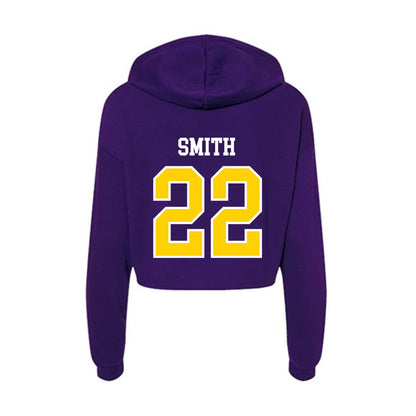 UWSP - NCAA Men's Soccer : Carter Smith - Women's Crop Fleece Hoodie-1