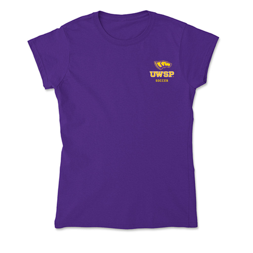 UWSP - NCAA Men's Soccer : Mac Gaskell-Larson - Soft Style Women’s T-Shirt-0