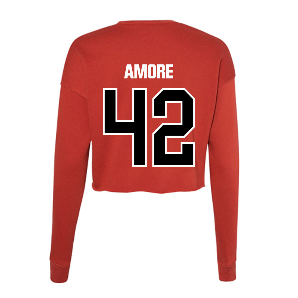 Youngstown State - NCAA Football : Lachlan Amore - Women's Cropped Crew Fleece-1