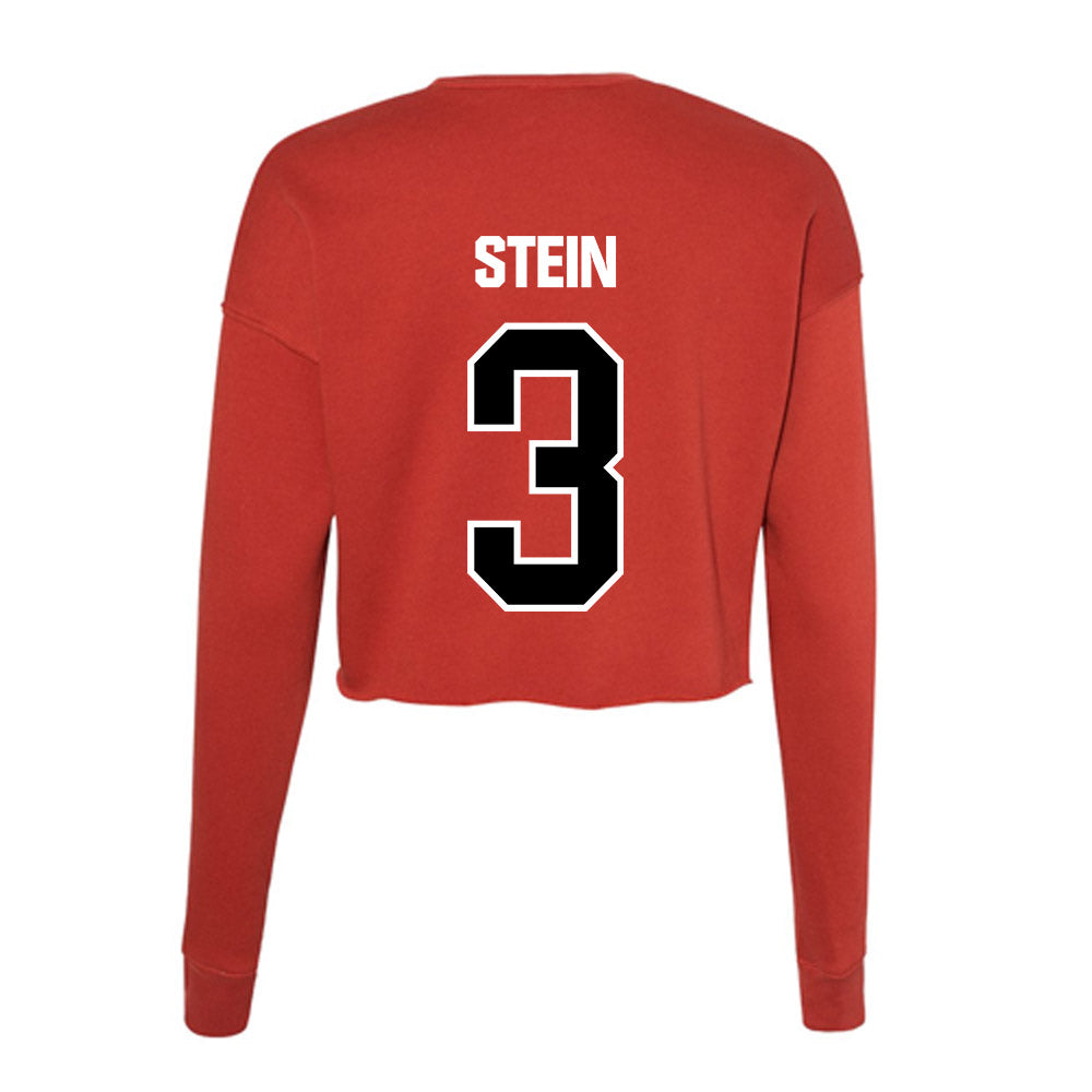 Youngstown State - NCAA Baseball : Bowman Stein - Women's Cropped Crew Fleece-1