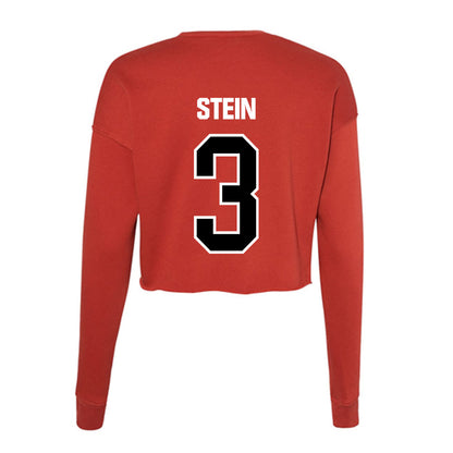 Youngstown State - NCAA Baseball : Bowman Stein - Women's Cropped Crew Fleece-1
