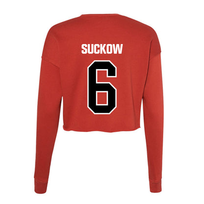 Youngstown State - NCAA Women's Soccer : Emerson Suckow - Women's Cropped Crew Fleece-1