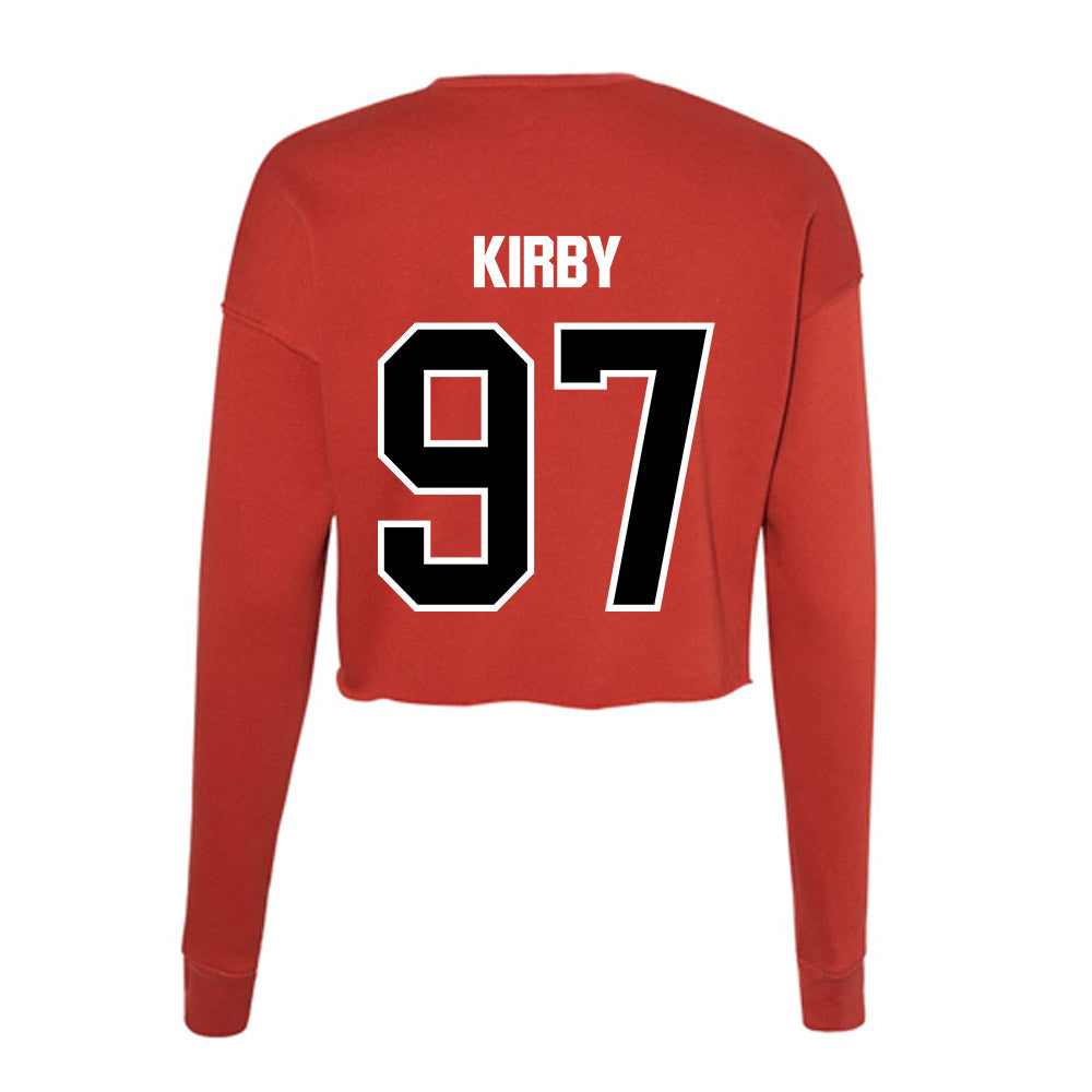 Youngstown State - NCAA Football : Dshawn Kirby - Women's Cropped Crew Fleece-1