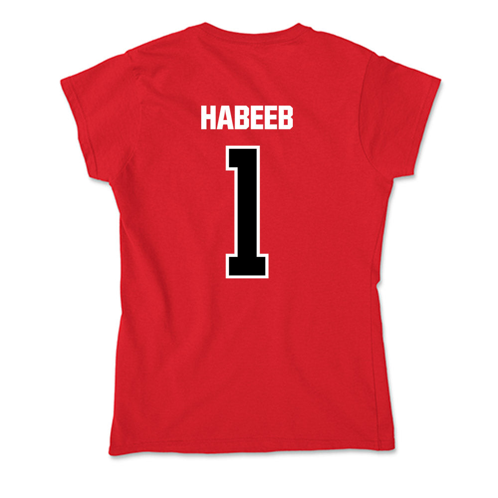 Youngstown State - NCAA Women's Volleyball : Brie Habeeb - Soft Style Women’s T-Shirt-1