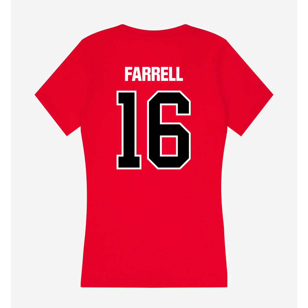Youngstown State - NCAA Football : Solomon Farrell - Women's V-Neck T-Shirt-1