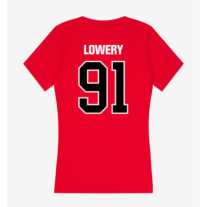 Youngstown State - NCAA Football : Reighn Lowery - Women's V-Neck T-Shirt-1