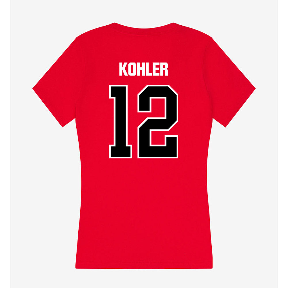 Youngstown State - NCAA Softball : Bree Kohler - Women's V-Neck T-Shirt-1