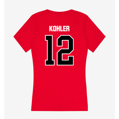 Youngstown State - NCAA Softball : Bree Kohler - Women's V-Neck T-Shirt-1