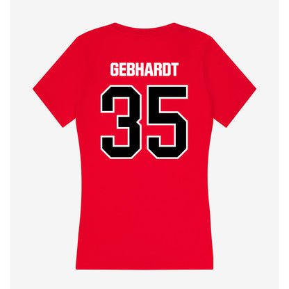 Youngstown State - NCAA Baseball : Braden Gebhardt - Women's V-Neck T-Shirt-1