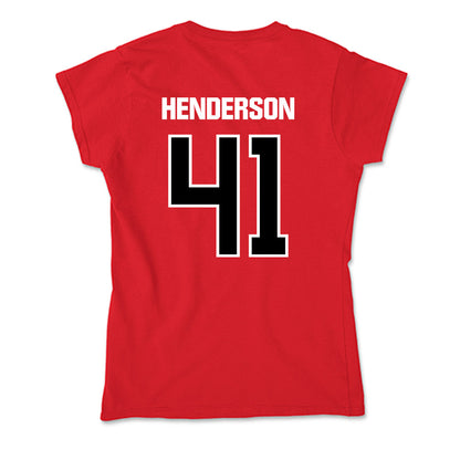 Youngstown State - NCAA Baseball : Mark Henderson - Soft Style Women’s T-Shirt-1
