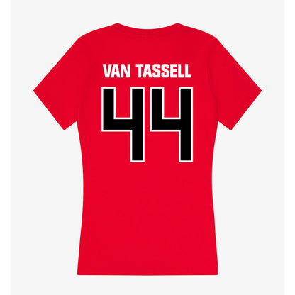 Youngstown State - NCAA Women's Basketball : Ashlynn Van Tassell - Women's V-Neck T-Shirt-1