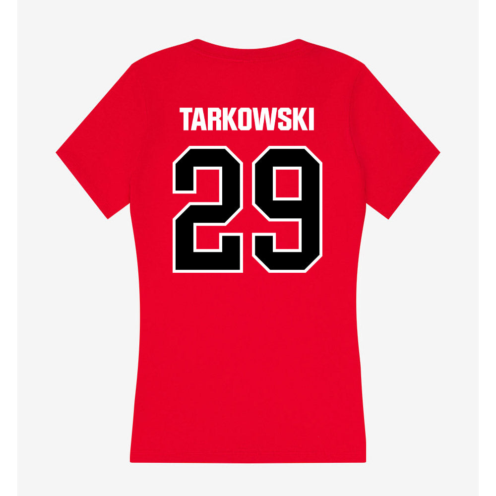 Youngstown State - NCAA Football : Jack Tarkowski - Women's V-Neck T-Shirt-1
