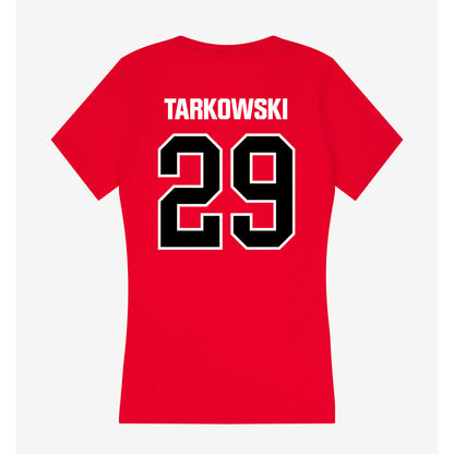 Youngstown State - NCAA Football : Jack Tarkowski - Women's V-Neck T-Shirt-1