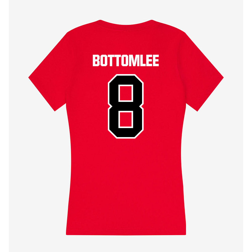 Youngstown State - NCAA Softball : Naomi Bottomlee - Women's V-Neck T-Shirt-1