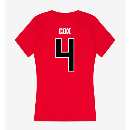 Youngstown State - NCAA Women's Lacrosse : Lena Cox - Women's V-Neck T-Shirt-1