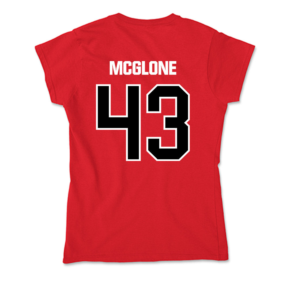 Youngstown State - NCAA Football : Michael McGlone - Soft Style Women’s T-Shirt-1