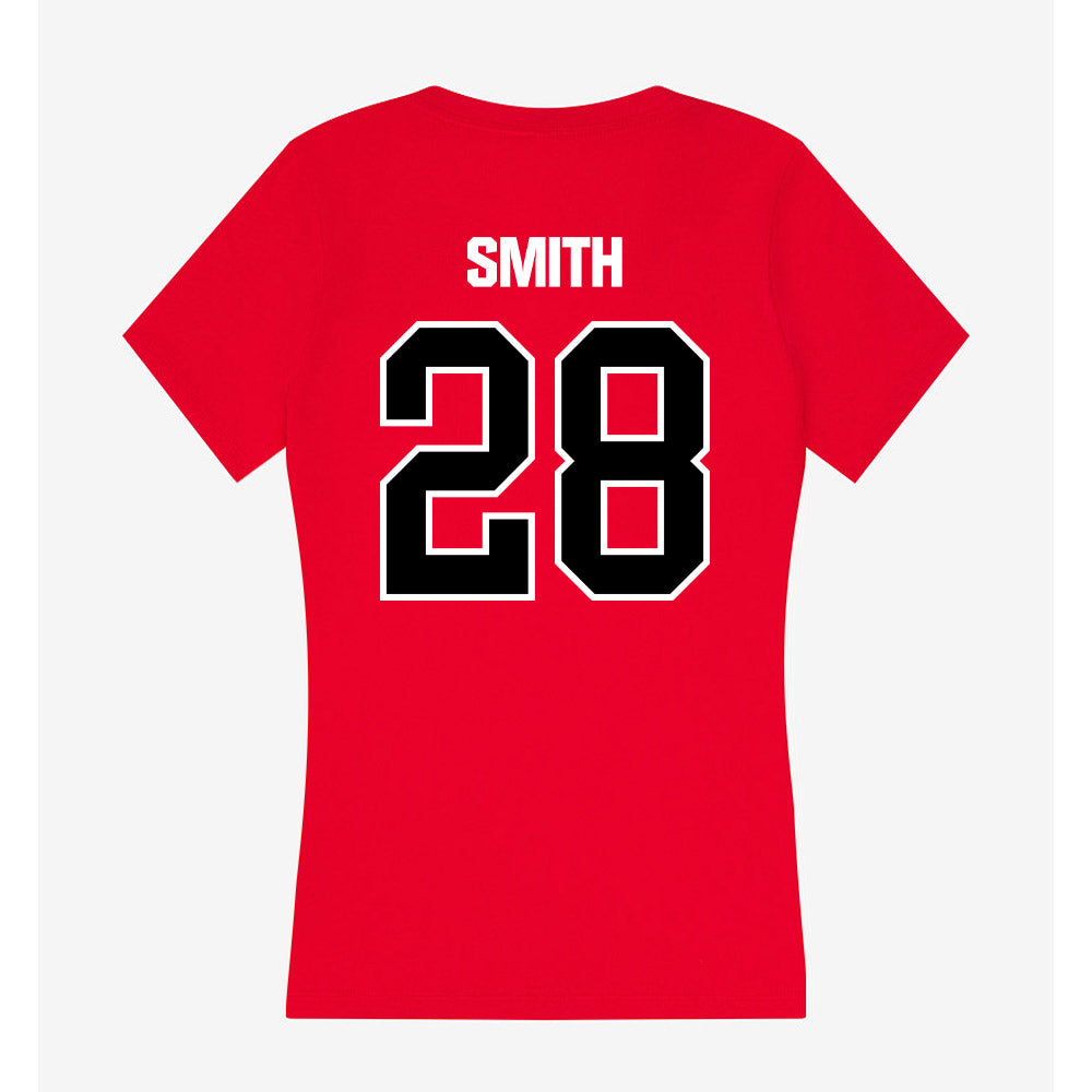 Youngstown State - NCAA Baseball : Austin Smith - Women's V-Neck T-Shirt-1