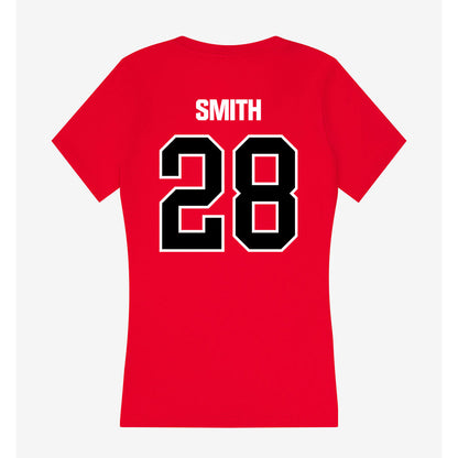 Youngstown State - NCAA Baseball : Austin Smith - Women's V-Neck T-Shirt-1