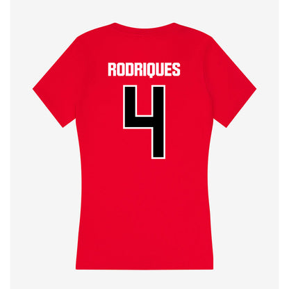 Youngstown State - NCAA Baseball : Michael Rodriques - Women's V-Neck T-Shirt-1
