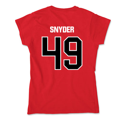 Youngstown State - NCAA Football : AJ Snyder - Soft Style Women’s T-Shirt-1