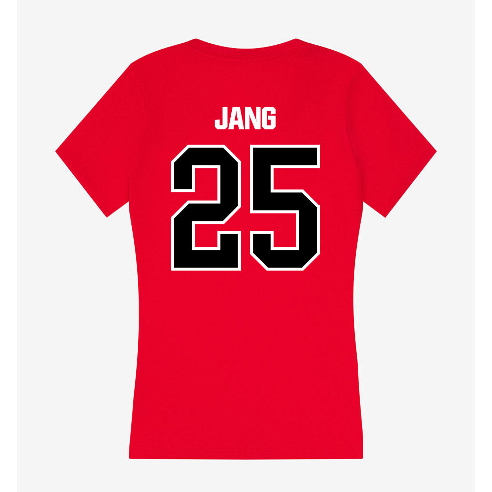 Youngstown State - NCAA Baseball : Alex Jang - Women's V-Neck T-Shirt-1